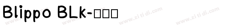 Blippo BLk字体转换